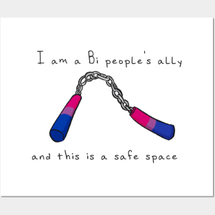 Bi People's Ally! Posters and Art